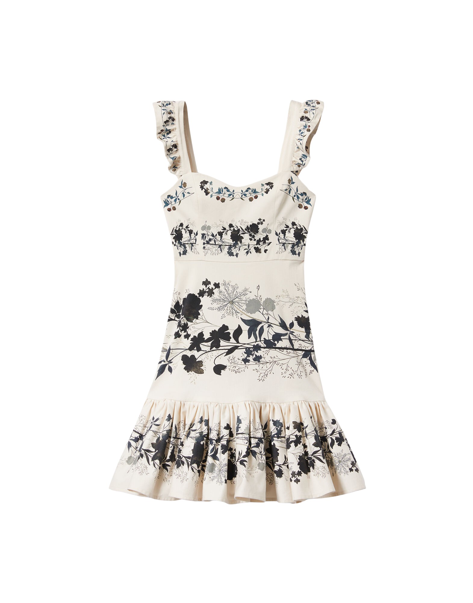 La-Double-J-Mini-Gingerbread-Dress-Stilo-Placee-Ivory-in-Flat-Cotton-Stretch23848_nobg La DoubleJ Mini Gingerbread Dress Stilo Placée Ivory in Flat Cotton Stretch - Dresses - Milanese Maximalist Fashion at Luxury Shoes