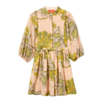 La DoubleJ Mini Portofino Dress Swathe Pink in Cotton Sangallo Lace - Dresses - Milanese Maximalist Fashion at Luxury Shoes 