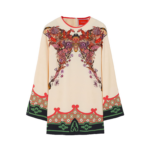 La DoubleJ Mini Supremes Swing Dress Mariposa Placée Ivory in Envers Satin - Dresses - Milanese Maximalist Fashion at Luxury Shoes 