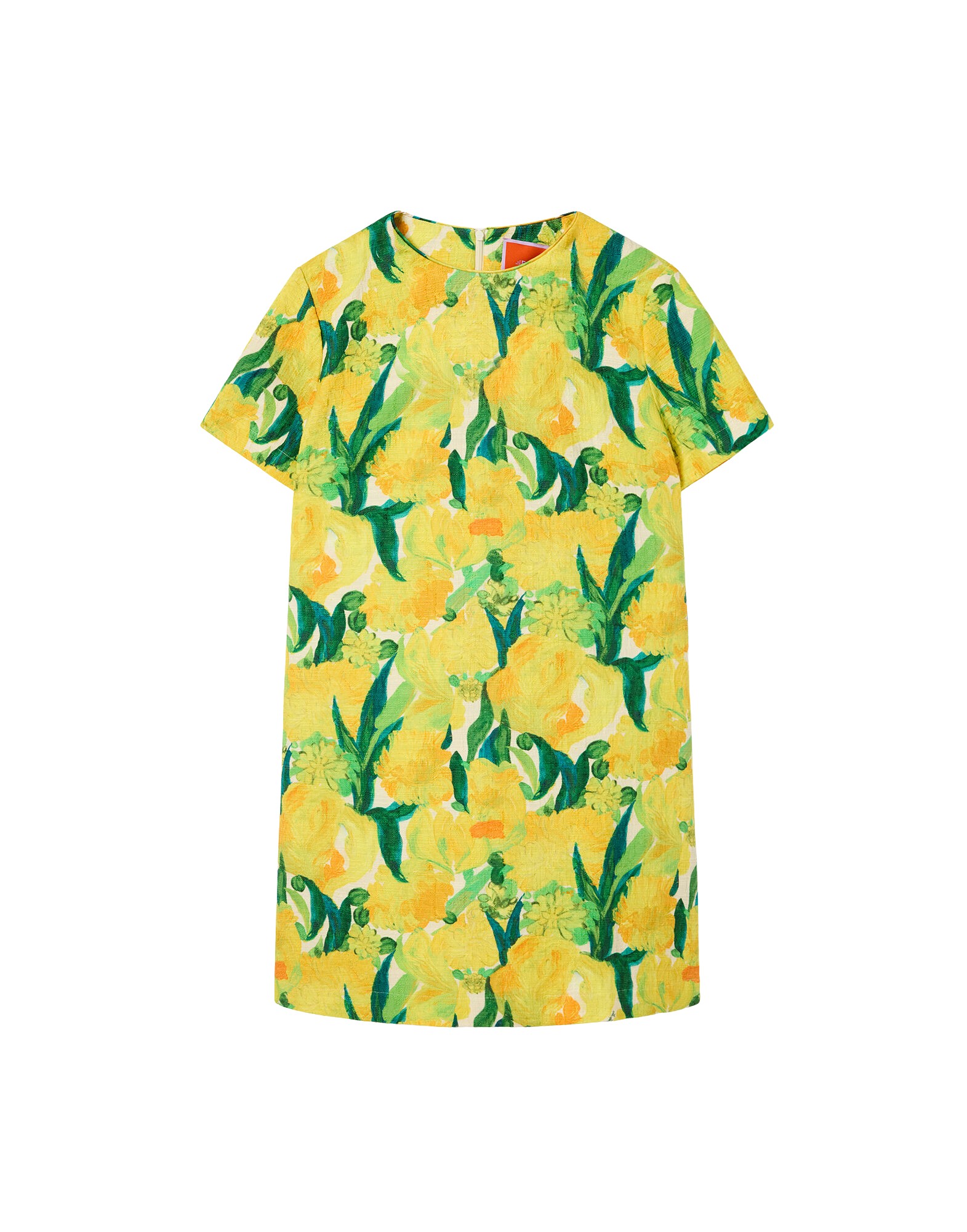 La-Double-J-Mini-Swing-Dress-Zesty-Yellow-in-Rustic-Cotton88363_nobg La DoubleJ Mini Swing Dress Zesty Yellow in Rustic Cotton - Dresses - Milanese Maximalist Fashion at Luxury Shoes