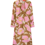 La DoubleJ Roy Dress Florence Placée Ivory in Silk Twill - Dresses - Milanese Maximalist Fashion at Luxury Shoes 