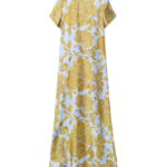 La DoubleJ San Carlo Dress Florette Placée Fuchsia in Silk Twill - Dresses - Milanese Maximalist Fashion at Luxury Shoes 