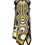 La DoubleJ Scarf Dress Sanctuary Placée Gold in Silk Voile - Dresses - Milanese Maximalist Fashion at Luxury Shoes 