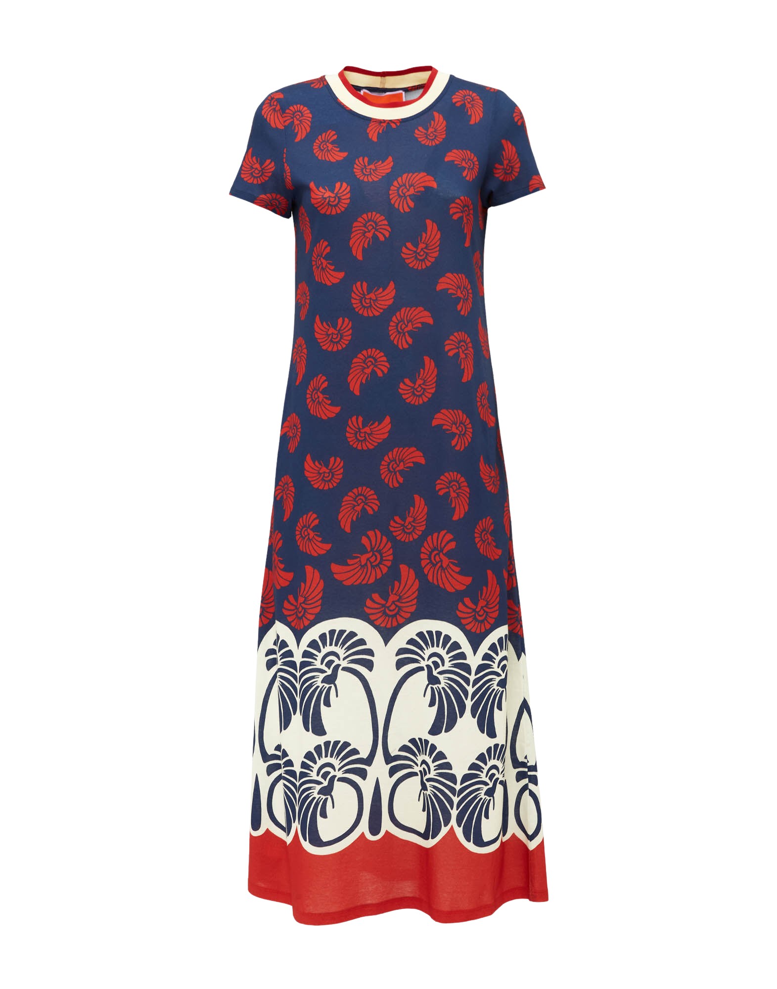 La-Double-J-Sporty-Swing-Dress-Palmetto-Placee-in-Cotton-Jersey71236_nobg La DoubleJ Sporty Swing Dress Palmetto Placée in Cotton Jersey - Dresses - Milanese Maximalist Fashion at Luxury Shoes