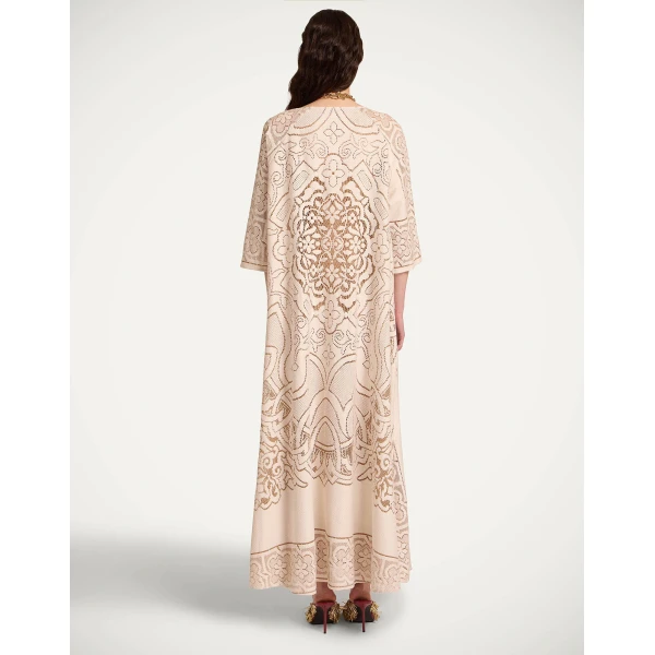 La DoubleJ Super Swing Dress The Nile Black in Jacquard - Dresses - Milanese Maximalist Fashion at Luxury Shoes 