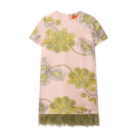 La DoubleJ Swing Dress Anemone Pink in Twill Silk - Dresses - Milanese Maximalist Fashion at Luxury Shoes 