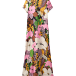 La-Double-J-Swing-Dress-Big-Flower-in-Silk-Twill33733_nobg La DoubleJ Swing Dress Big Flower in Silk Twill - Dresses - Milanese Maximalist Fashion at Luxury Shoes