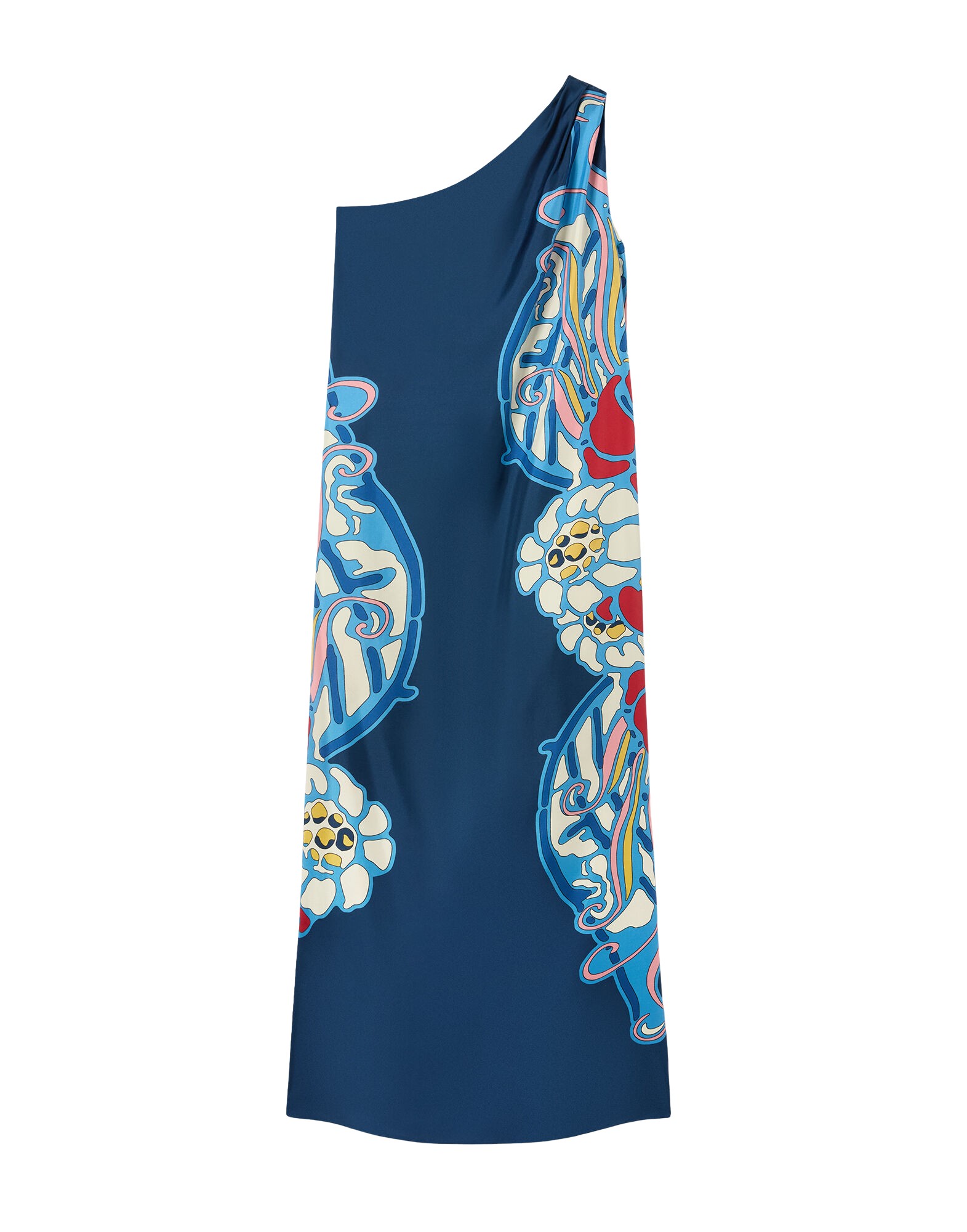 La-Double-J-Swing-Dress-Heath-Placee-Mint-in-Silk-Twill-with-Feathers41827_nobg La DoubleJ Swing Dress Heath Placée Mint in Silk Twill with Feathers - Dresses - Milanese Maximalist Fashion at Luxury Shoes