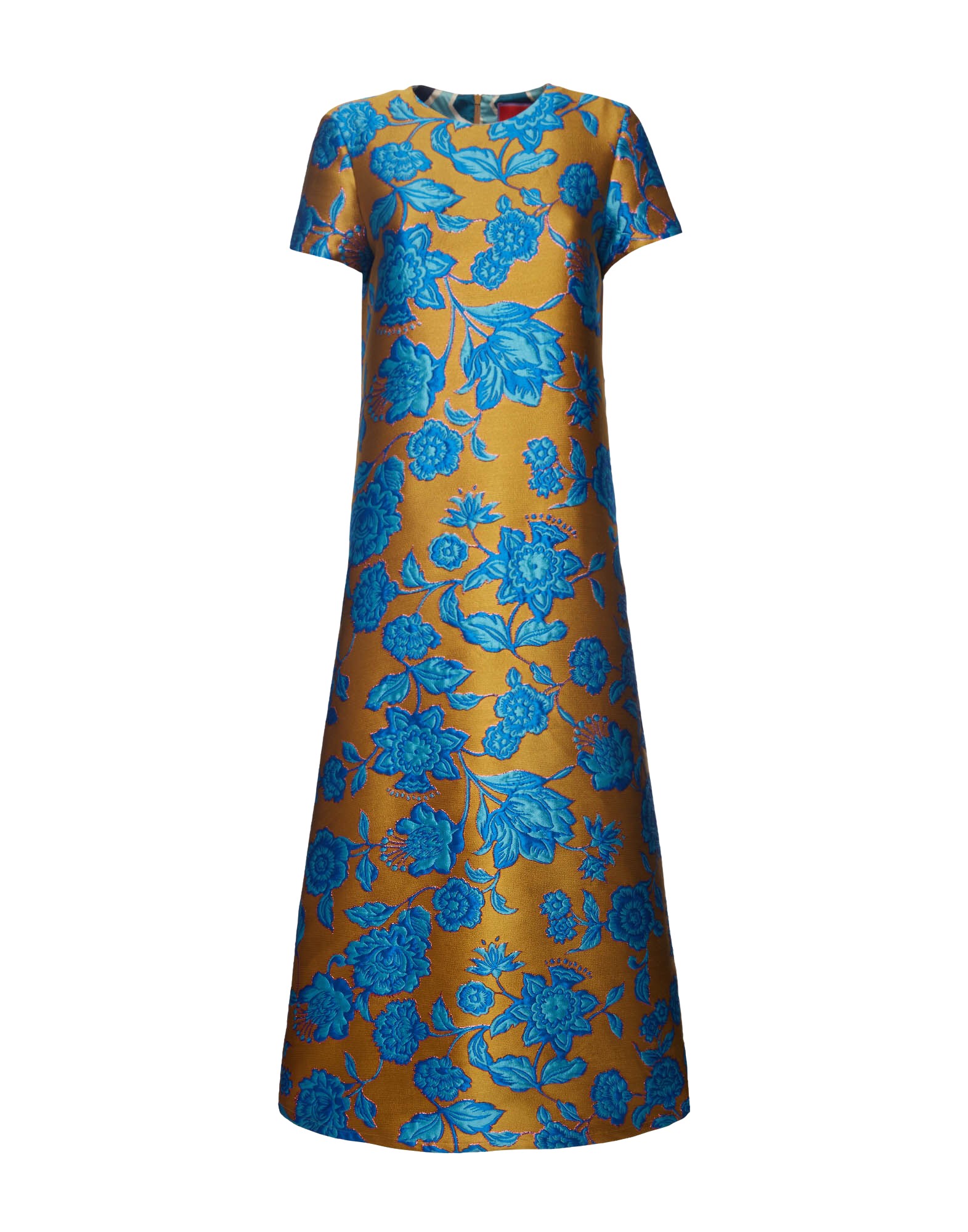 La-Double-J-Swing-Dress-Hottie-Turquoise-in-Jacquard47982_nobg La DoubleJ Swing Dress Hottie Turquoise in Jacquard - Dresses - Milanese Maximalist Fashion at Luxury Shoes