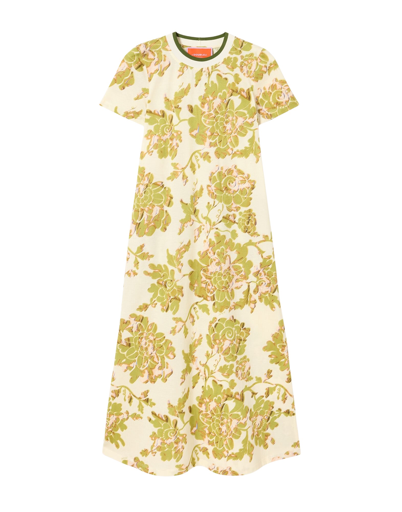 La-Double-J-Swing-Dress-Phoenix-Placee-Burgundy-in-Silk-Twill67964_nobg La DoubleJ Swing Dress Phoenix Placée Burgundy in Silk Twill - Dresses - Milanese Maximalist Fashion at Luxury Shoes