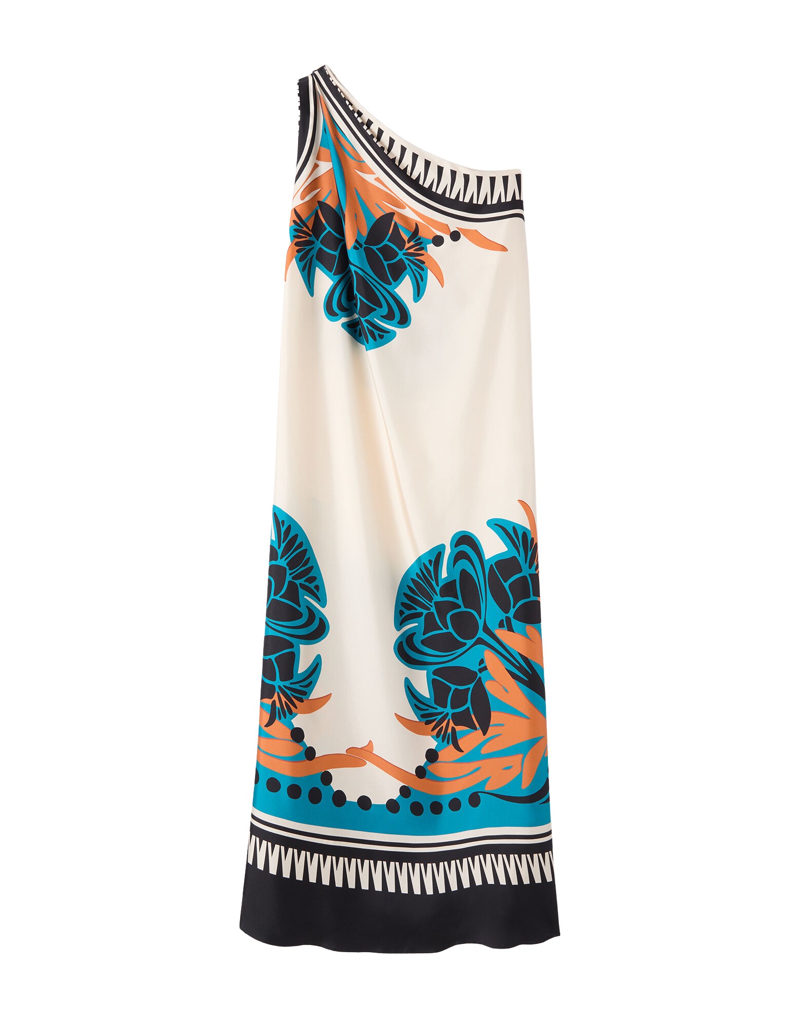 La-Double-J-Swing-Dress-Reef-White-in-Silk-Twill51739_nobg La DoubleJ Swing Dress Reef White in Silk Twill - Dresses - Milanese Maximalist Fashion at Luxury Shoes