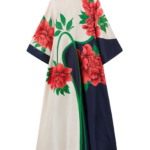 La DoubleJ Swing Dress Sanctuary Placée Light Blue in Silk Twill - Dresses - Milanese Maximalist Fashion at Luxury Shoes 