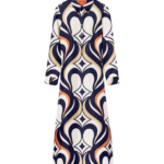 La DoubleJ Swing Dress Tackle Gold in Jacquard - Dresses - Milanese Maximalist Fashion at Luxury Shoes 
