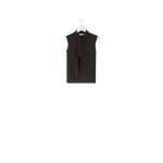 Lemaire-Asymmetrical-Sleeveless-Cardigan-in-Merino-Blend-coveti-129241_nobg Lemaire Asymmetrical Sleeveless Cardigan in Merino Blend - Knitwear - Parisian Minimalist Luxury at Luxury Shoes