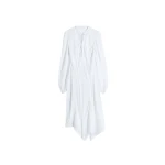 Lemaire Creased Bias Dress in Poly Viscose Twill - Dresses - Parisian Minimalist Luxury at Luxury Shoes 