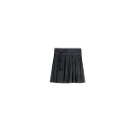 Lemaire Crinkled Wrap Skirt in Crinkled Cotton Metal - Skirts - Parisian Minimalist Luxury at Luxury Shoes 