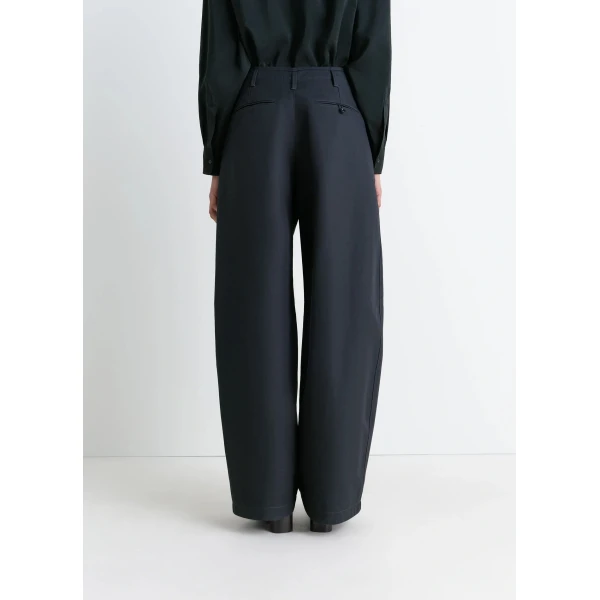 Lemaire Large Chino in Cotton Twill - Pants - Parisian Minimalist Luxury at Luxury Shoes 