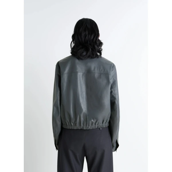 Lemaire Soft Leather Blouson - Jackets - Parisian Minimalist Luxury at Luxury Shoes 