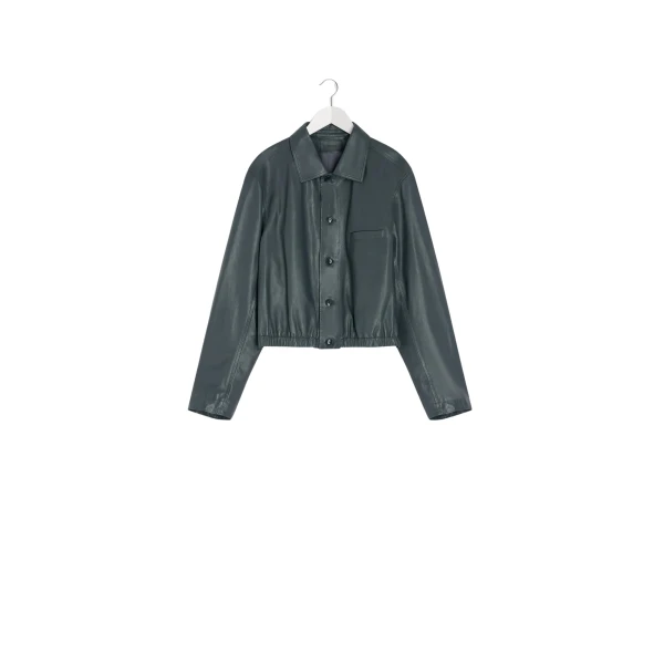 Lemaire Soft Leather Blouson - Jackets - Parisian Minimalist Luxury at Luxury Shoes 