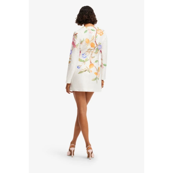 Leo Lin Aliza Long Sleeve Mini Dress - Leo Lin Dress - Australian Luxury Fashion - Shop at Luxury Shoes 