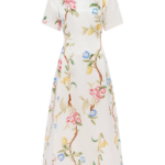 Leo Lin Caroline Short Sleeve Midi Dress - Leo Lin Dress - Australian Luxury Fashion - Shop at Luxury Shoes 