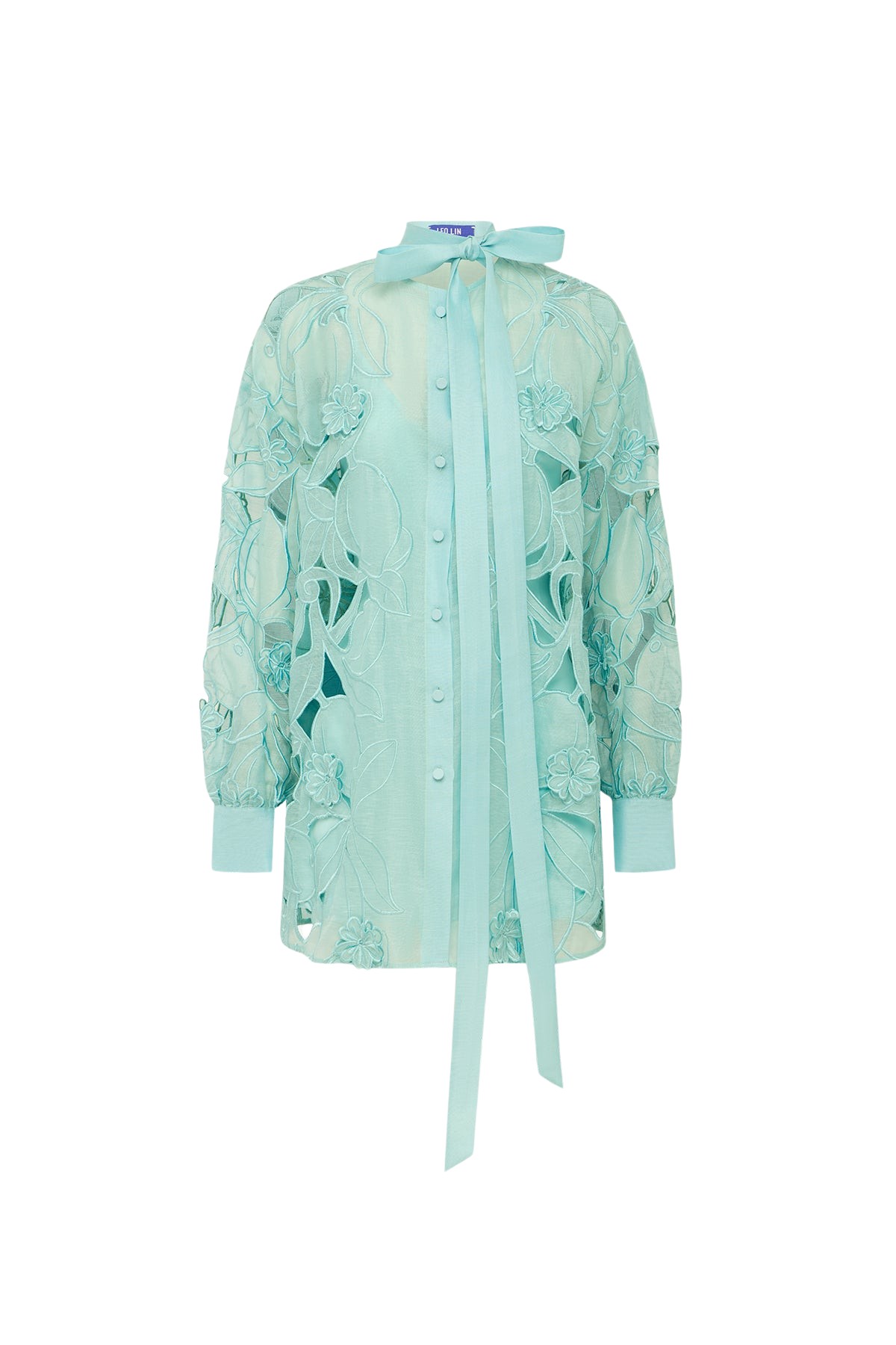 Leo-Lin-Elle23465_nobg Leo Lin Elle Appliqué Blouse - Leo Lin Dress - Australian Luxury Fashion - Shop at Luxury Shoes