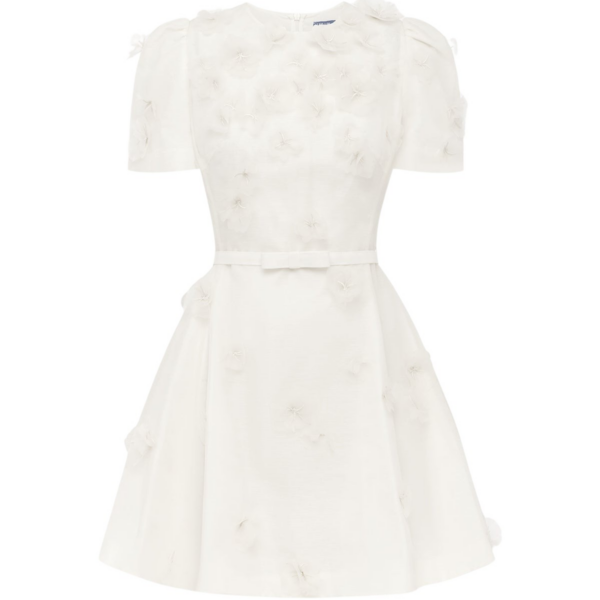Leo Lin Elyse Petal Short Sleeve Mini Dress - Leo Lin Dress - Australian Luxury Fashion - Shop at Luxury Shoes 