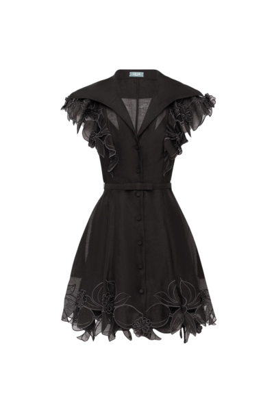 Leo Lin Isla Appliqué Mini Dress - Leo Lin Dress - Australian Luxury Fashion - Shop at Luxury Shoes 