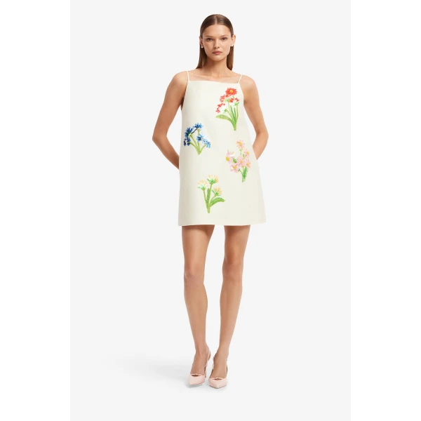 Leo Lin Leia Wool Mini Dress - Leo Lin Dress - Australian Luxury Fashion - Shop at Luxury Shoes 