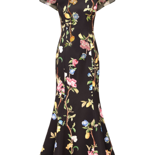Leo Lin Sofia Embellished Puff Sleeve Maxi Dress - Leo Lin Dress - Australian Luxury Fashion - Shop at Luxury Shoes 