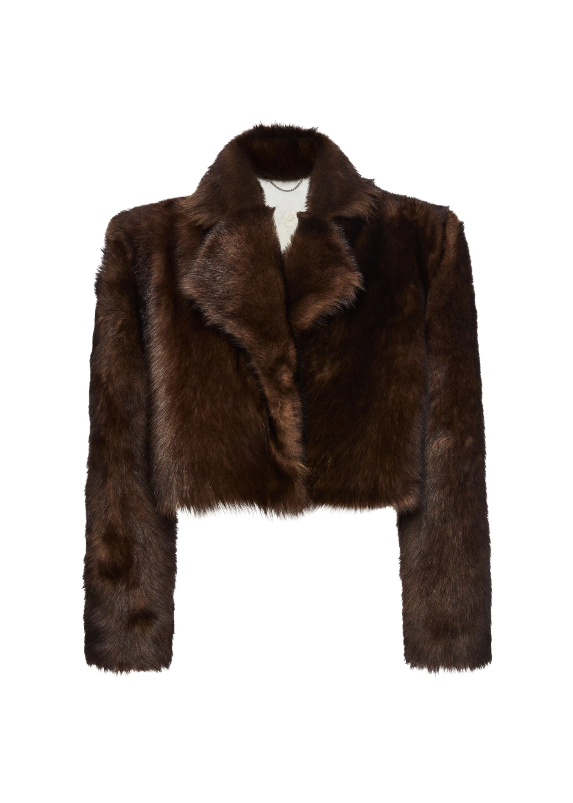 Magda-Butrym-Cropped-fur-effect-jacket-in-brown-with-embroidered-lining-scaled66596_nobg Magda Butrym Cropped fur-effect jacket in brown with embroidered lining