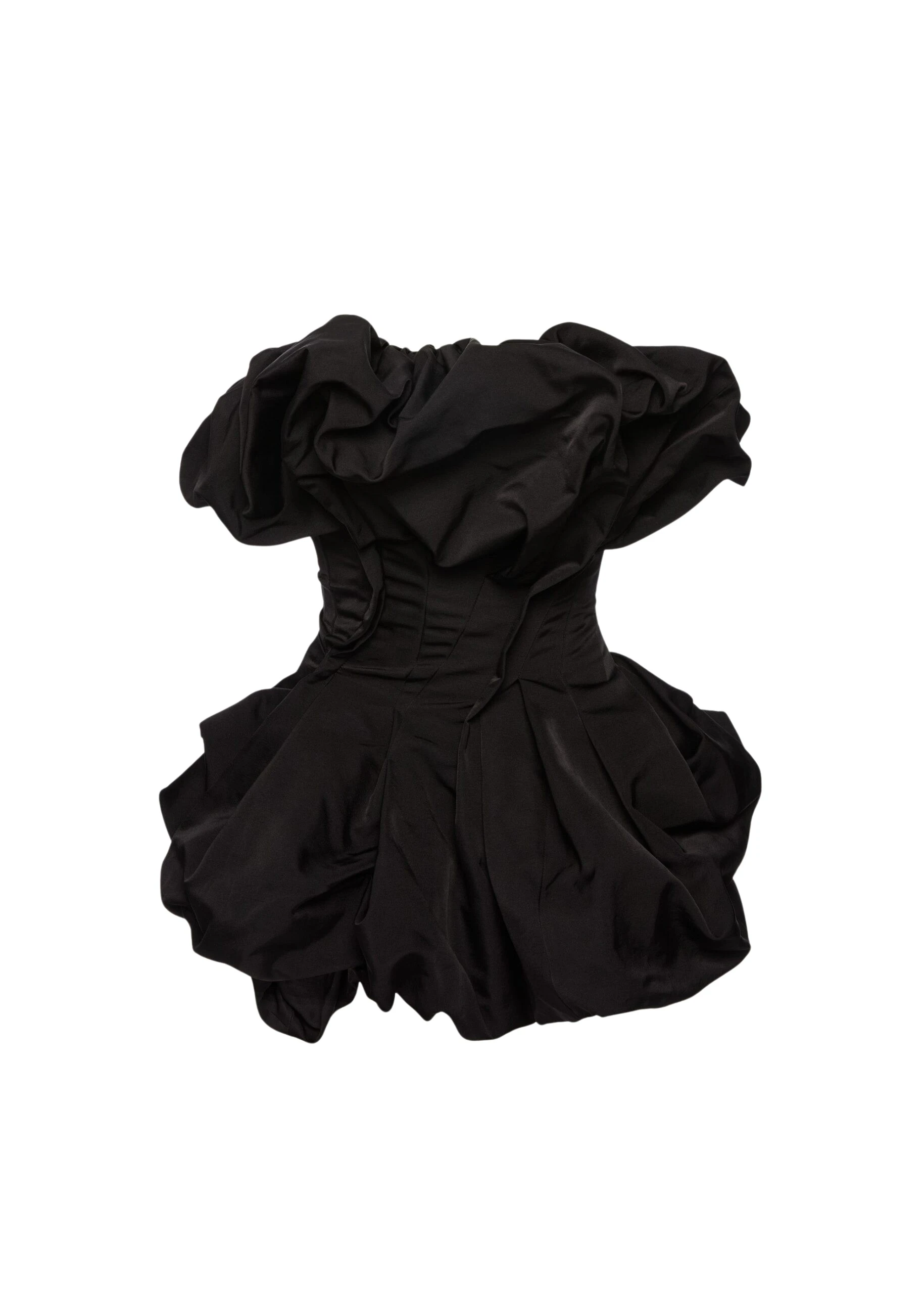 Magda-Butrym-Draped-bubble-hem-blouse-in-black-3-scaled65069_nobg Magda Butrym Draped bubble-hem blouse in black