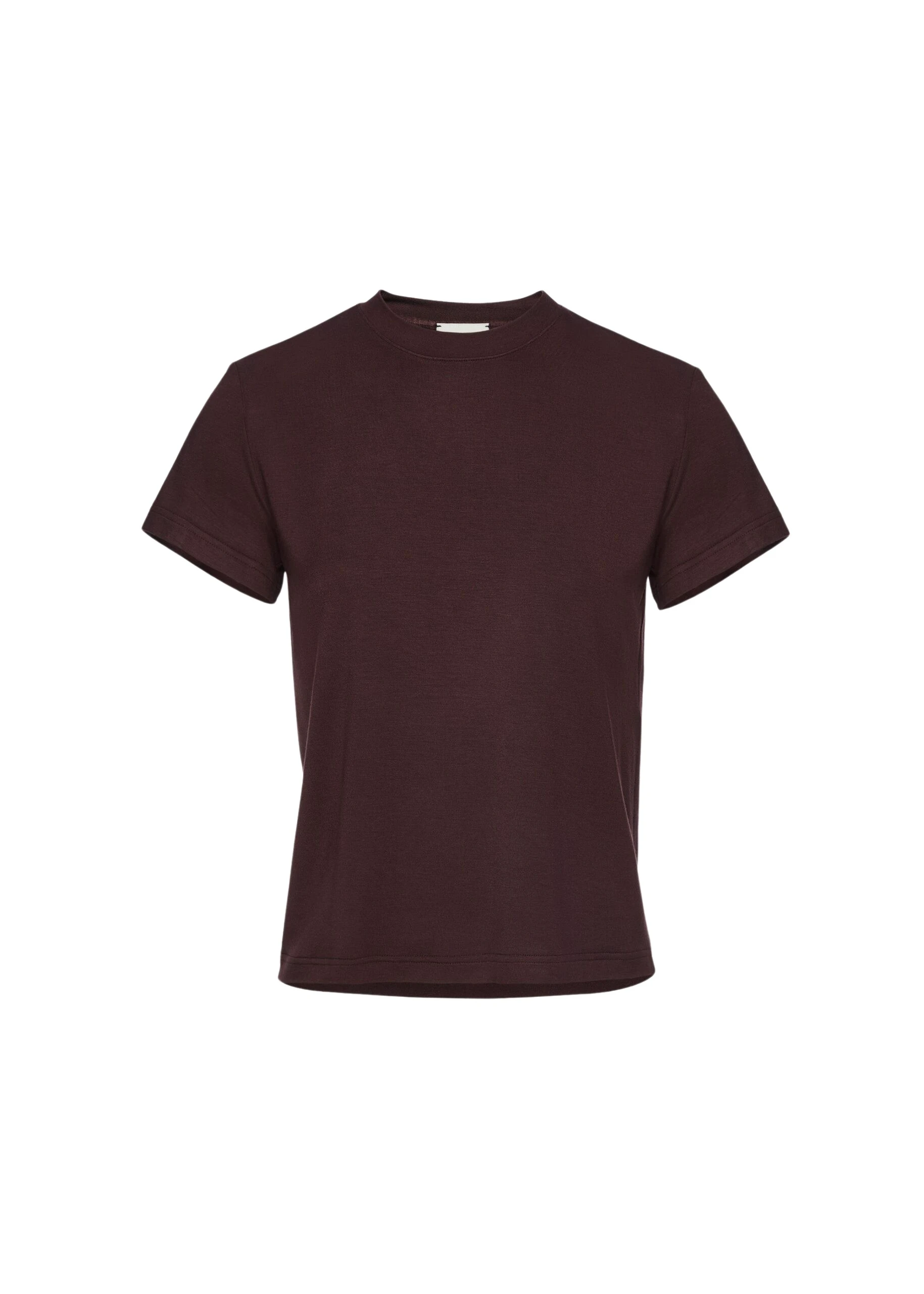 Magda-Butrym-Fitted-t-shirt-in-burgundy-scaled41969_nobg Magda Butrym Fitted t-shirt in burgundy