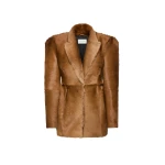 Magda-Butrym-Hourglass-fur-effect-blazer-in-light-brown-scaled81109_nobg Magda Butrym Hourglass fur-effect blazer in light brown