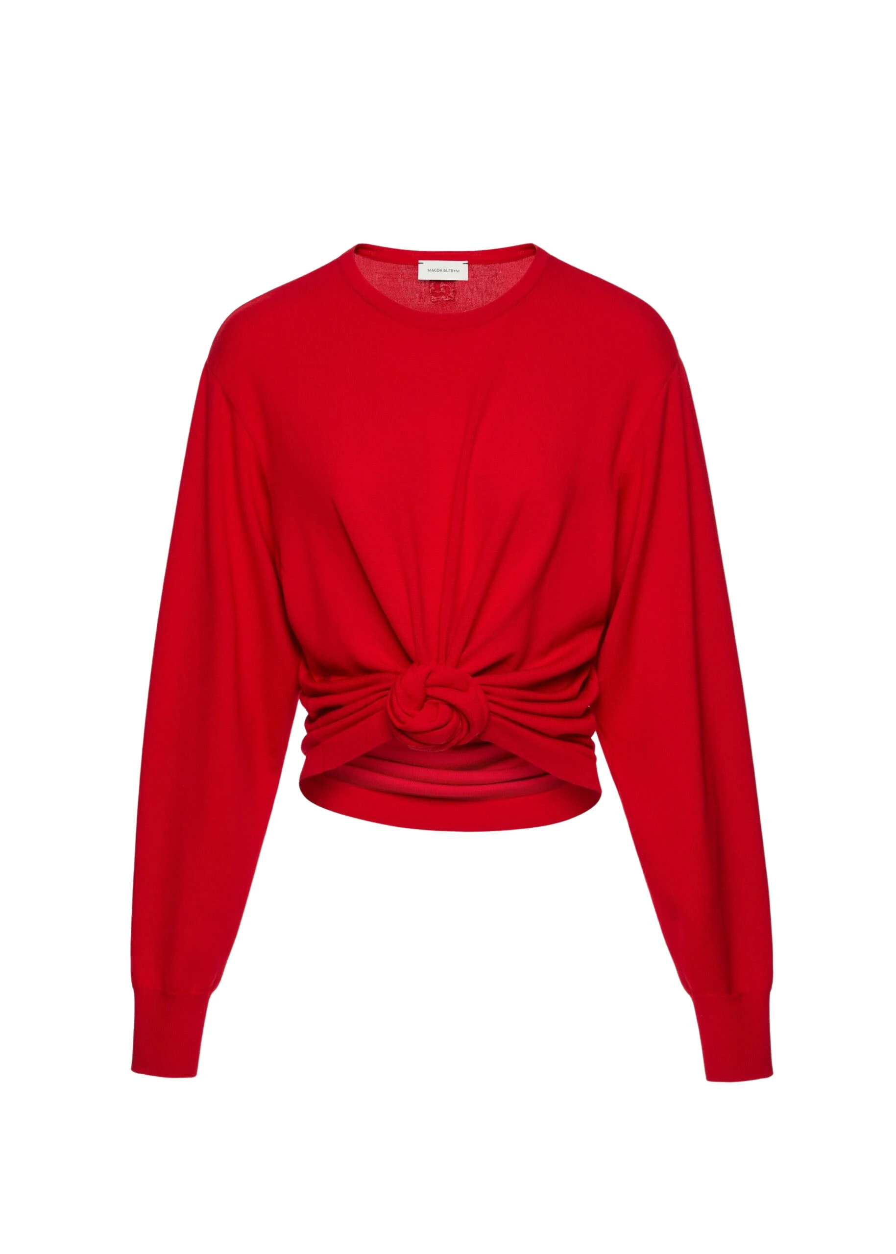 Magda-Butrym-Knotted-longsleeve-in-red-scaled54117_nobg Magda Butrym Knotted longsleeve in red