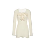 Magda-Butrym-Long-sleeve-crepe-beach-mini-dress-in-cream-scaled76178_nobg Magda Butrym Long sleeve crepe beach mini dress in cream