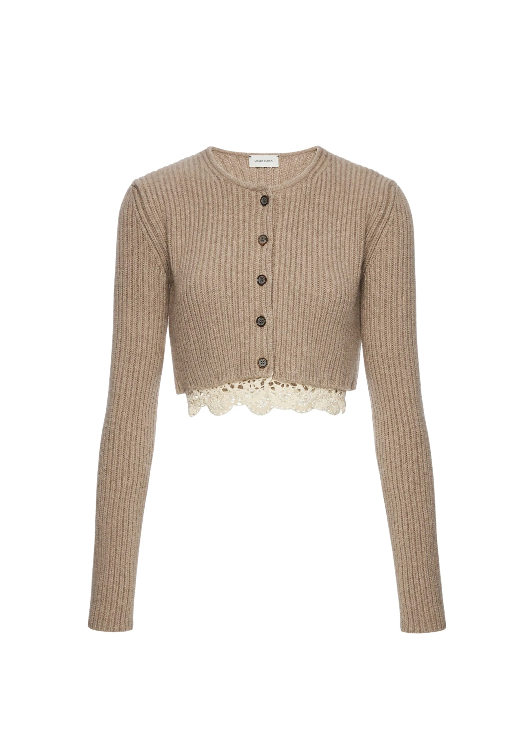 Magda-Butrym-Long-sleeve-crochet-trim-cropped-cardigan-in-beige-scaled16554_nobg Magda Butrym Long-sleeve crochet-trim cropped cardigan in beige