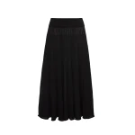 Magda-Butrym-Pleated-knit-skirt-in-black-scaled81025_nobg Magda Butrym Pleated knit skirt in black
