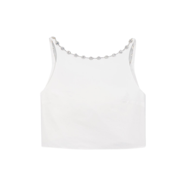 Maje Crop Top Parisian Accessible Luxury Clothing at Luxury Shoes 