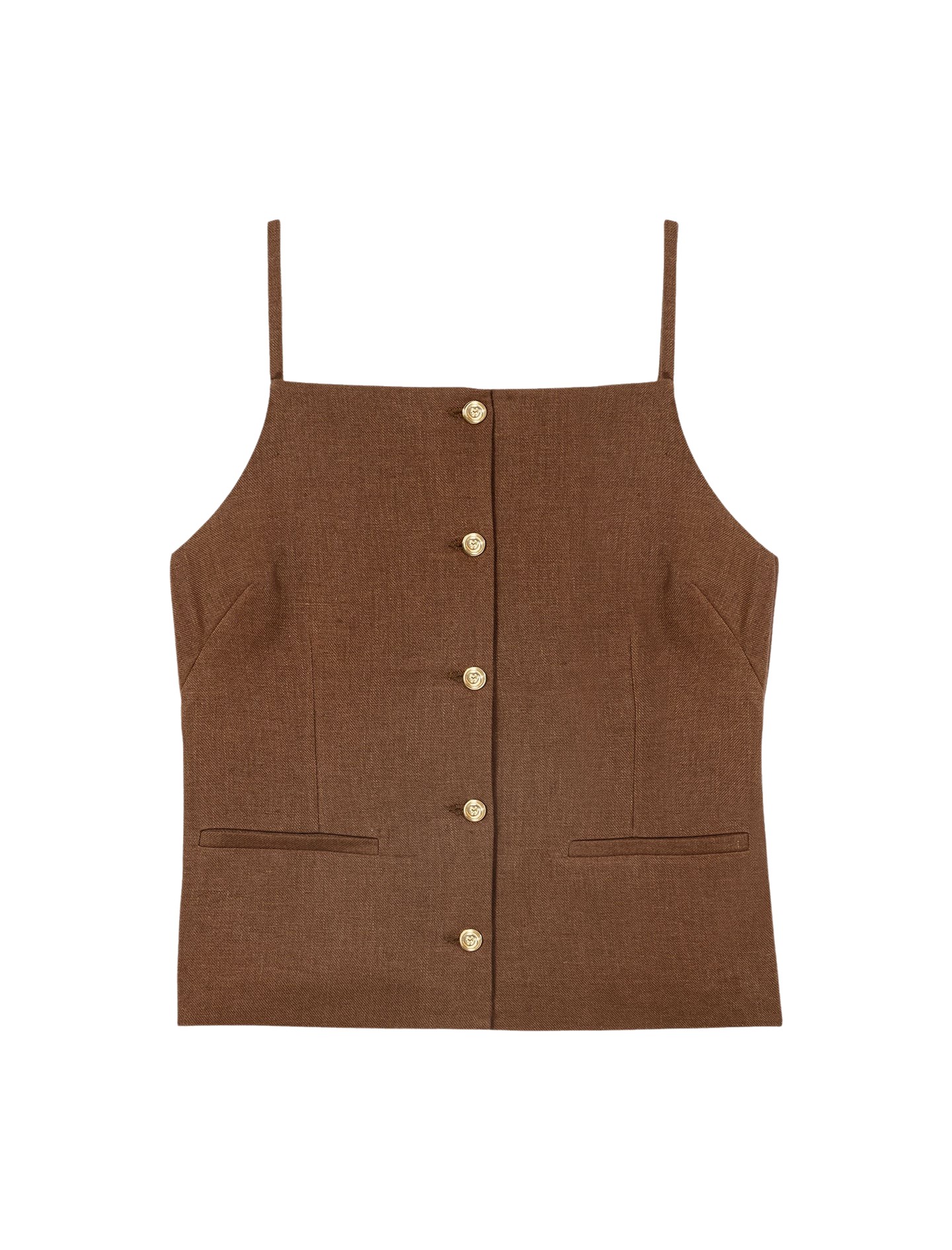 Maje-Linen-Blend-Top67703_nobg Maje Top Parisian Accessible Luxury Clothing at Luxury Shoes