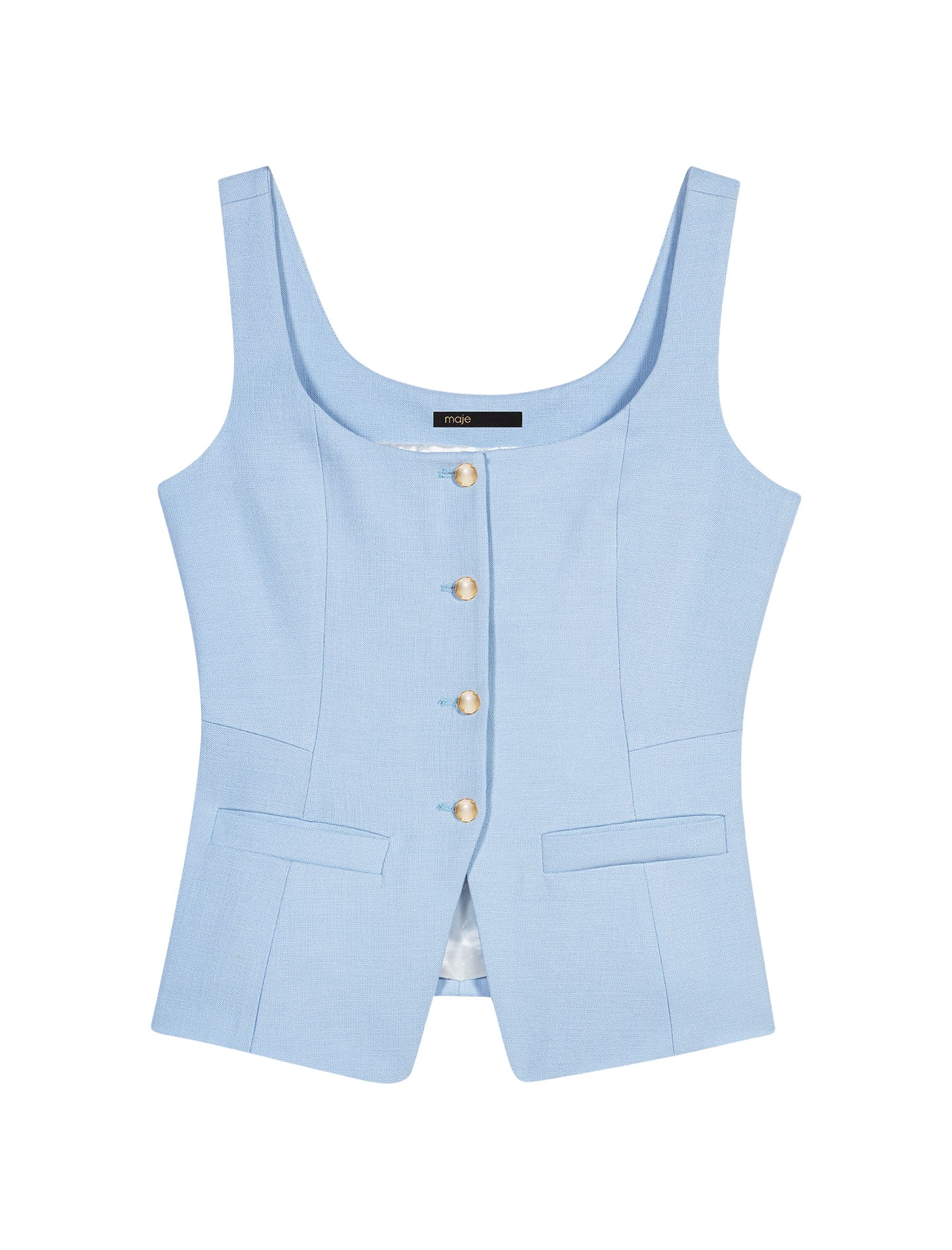 Maje-Long-Tailored-Jacket90792_nobg Maje Jacket Parisian Accessible Luxury Clothing at Luxury Shoes