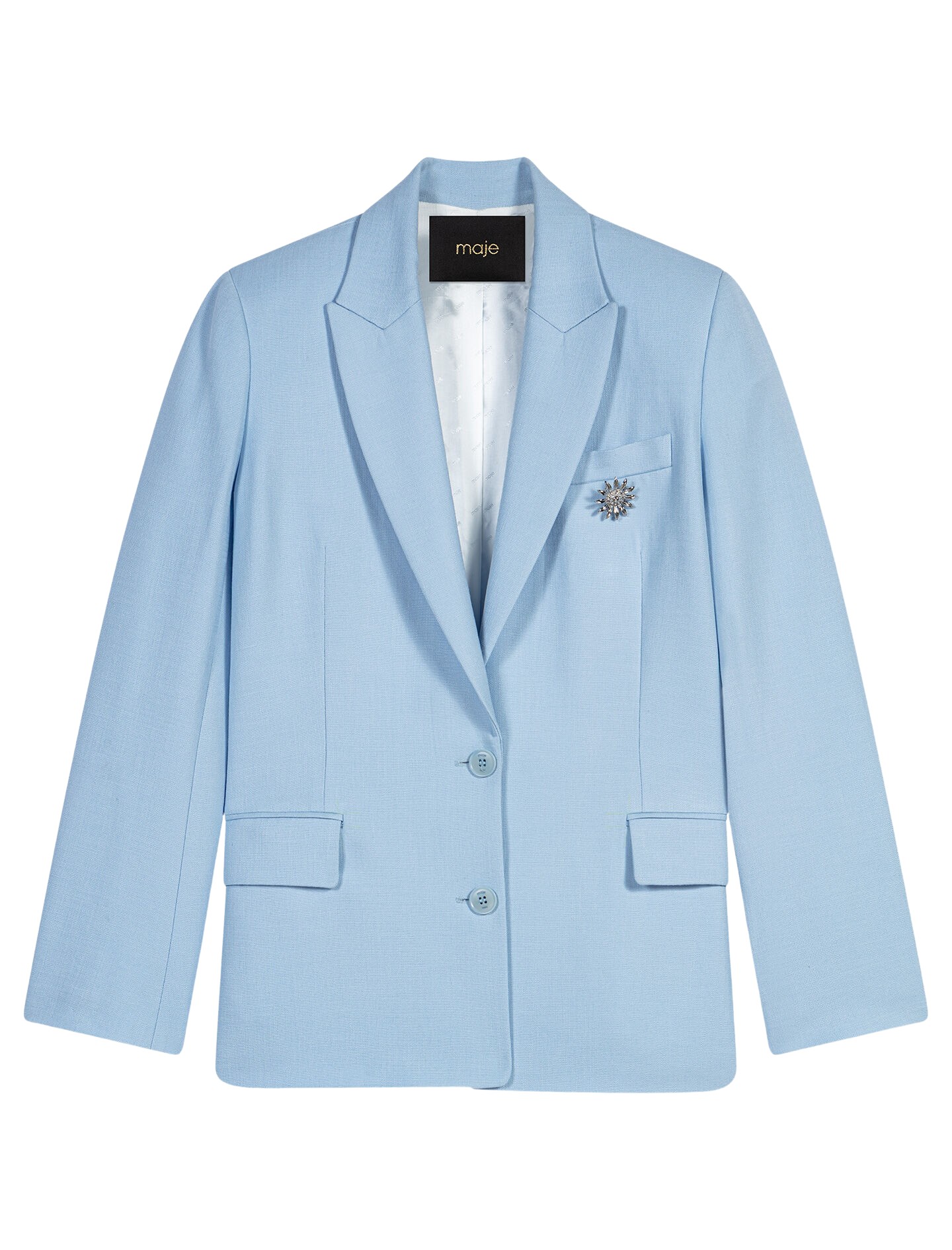 Maje-Suit-Jacket50749_nobg Maje Jacket Parisian Accessible Luxury Clothing at Luxury Shoes