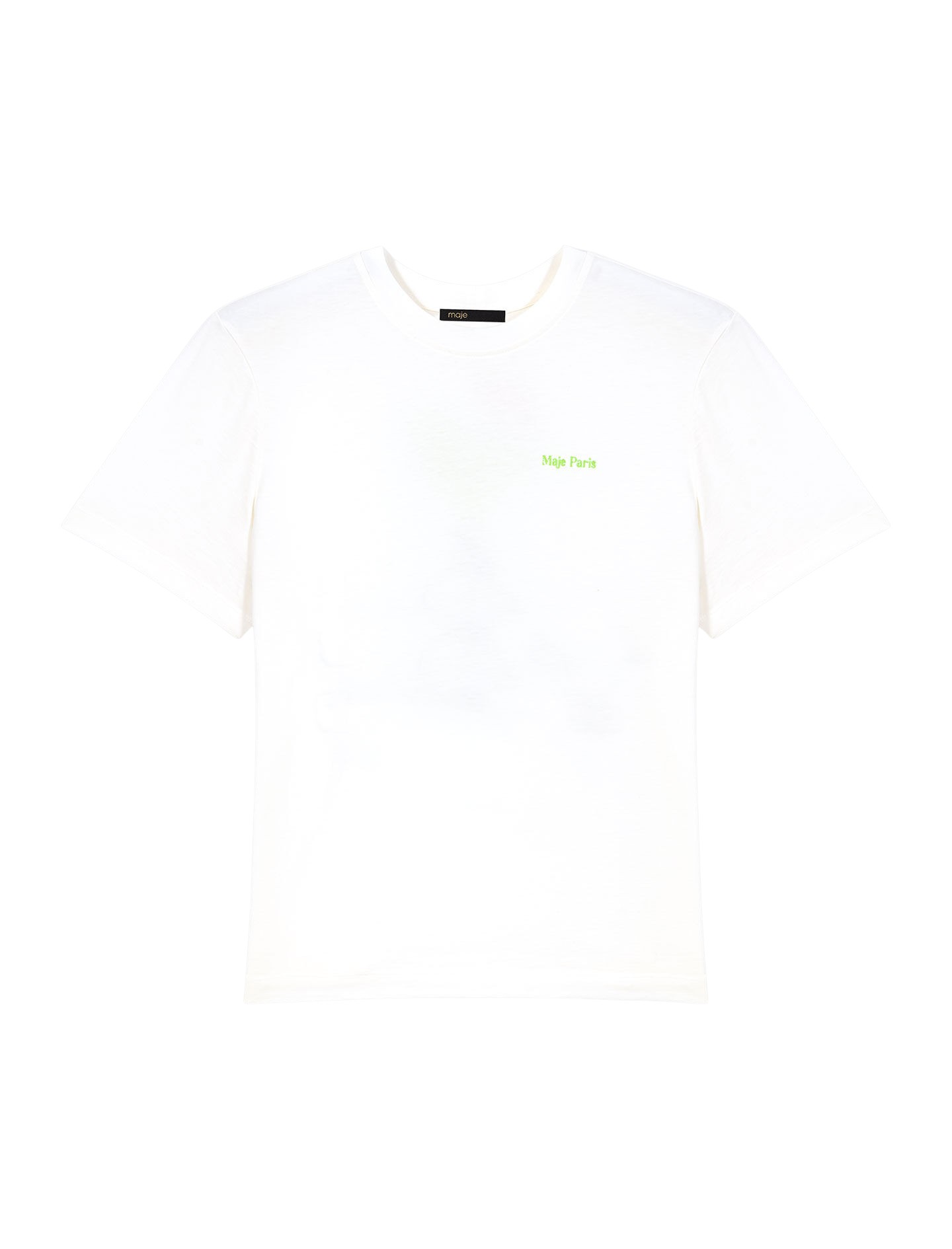 Maje-Summer-Print-T-Shirt11662_nobg Maje T-shirt Parisian Accessible Luxury Clothing at Luxury Shoes
