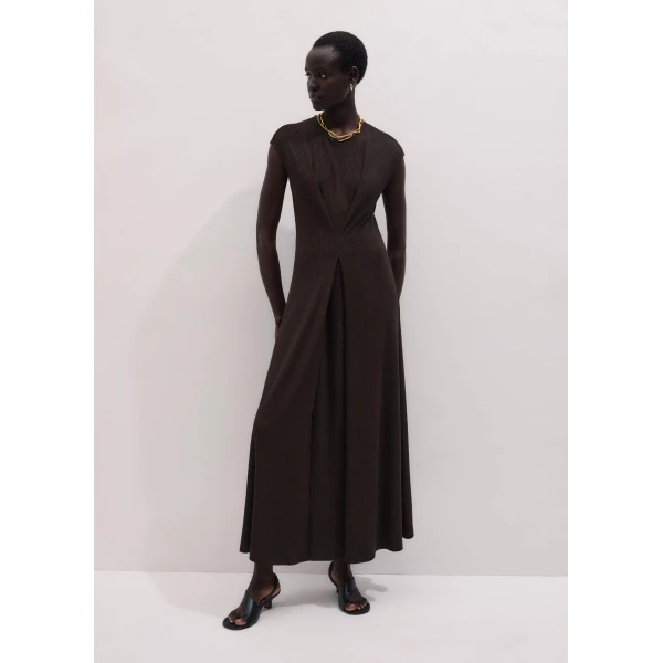 Bouclé Rib Jersey - Dresses - Intelligent British Fashion at Luxury Shoes 