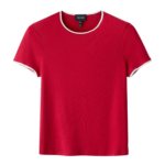 ME+EM Contrast Trim Slim Tee