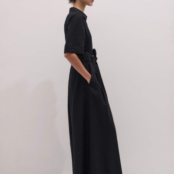 Crease-Less Linen - Jumpsuit - Intelligent British Fashion at Luxury Shoes 