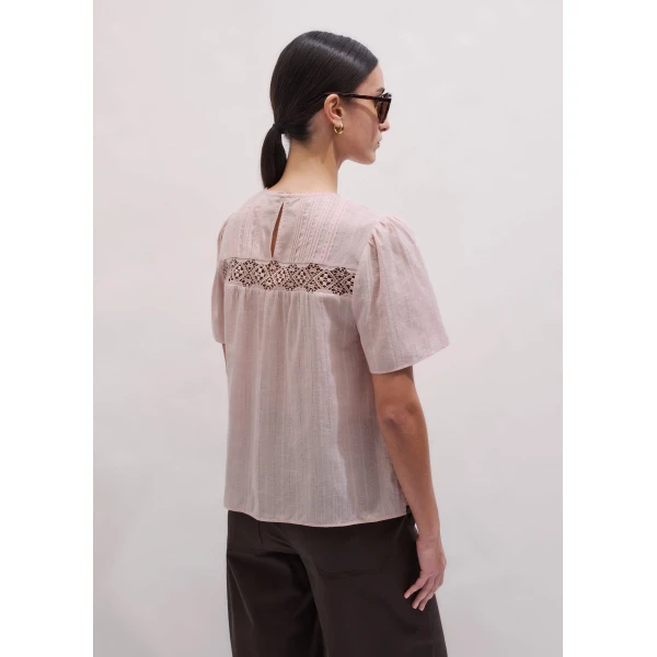 ME+EM Embroidered Cutout Tee
