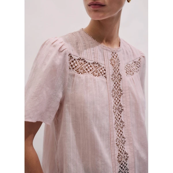 ME+EM Embroidered Cutout Tee