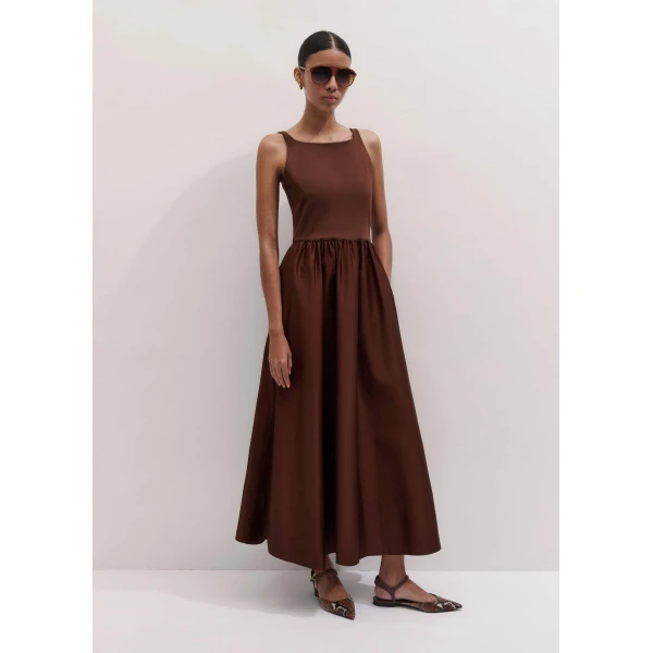 Jersey + Poplin - Dresses - Intelligent British Fashion at Luxury Shoes 