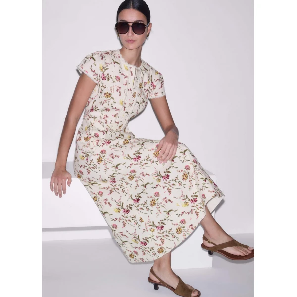 Textured Cotton - Dresses - Intelligent British Fashion at Luxury Shoes 